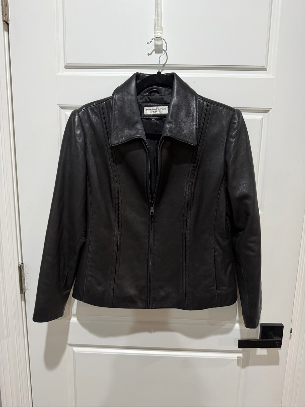Genuine Lambskin Zip-Front Women's Jacket Preston & York PM